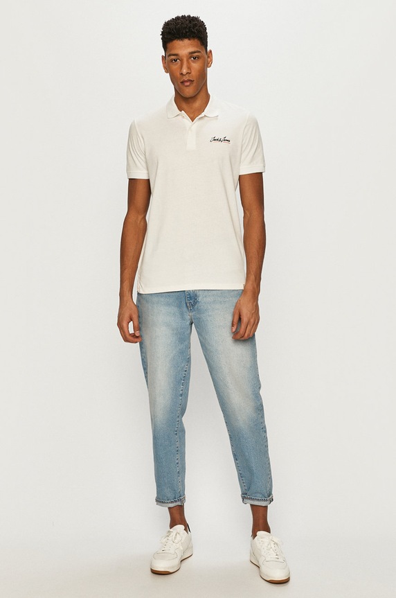 Jack & Jones - Polo 12186778 biały AA00