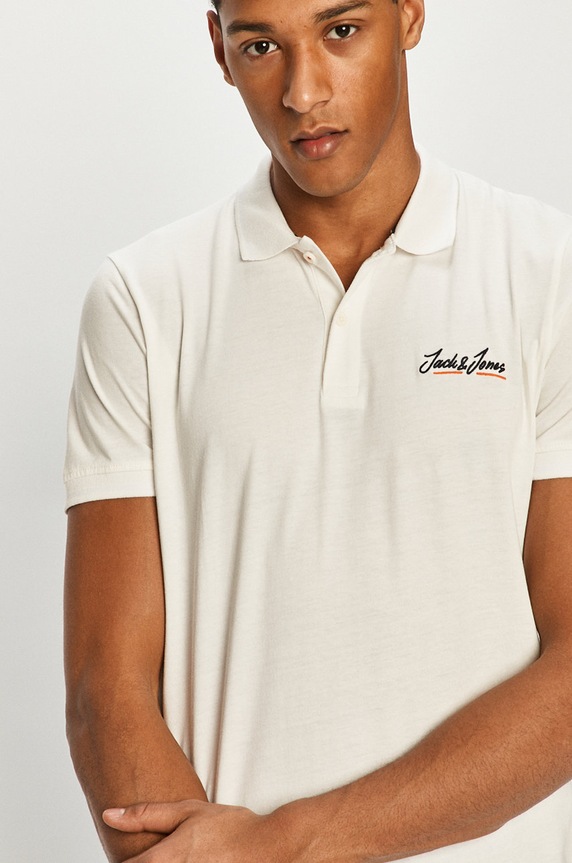 Jack & Jones - Polo biały 12186778