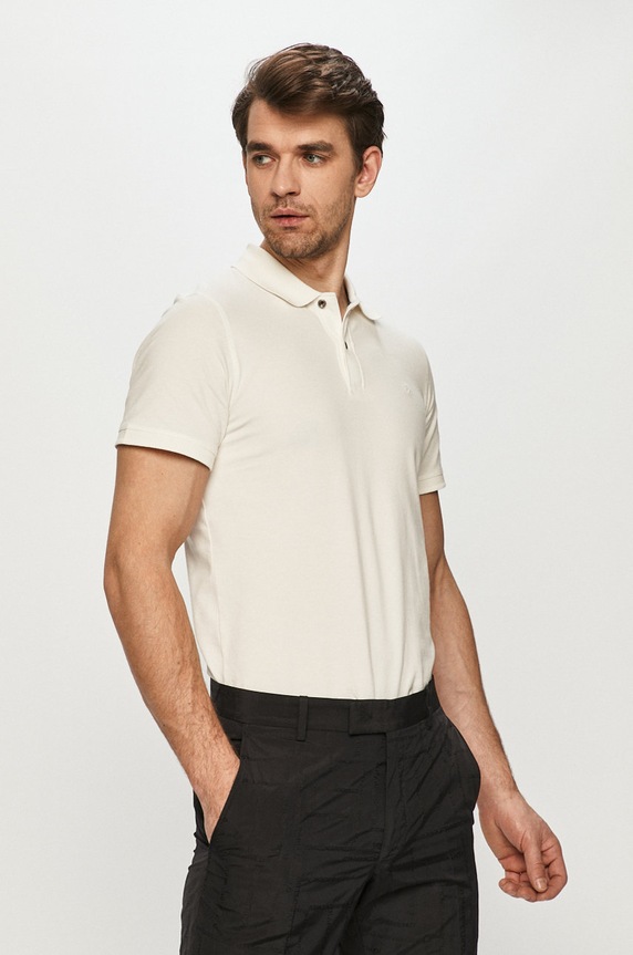 Jack & Jones - Polo bawełna biały 12180890.