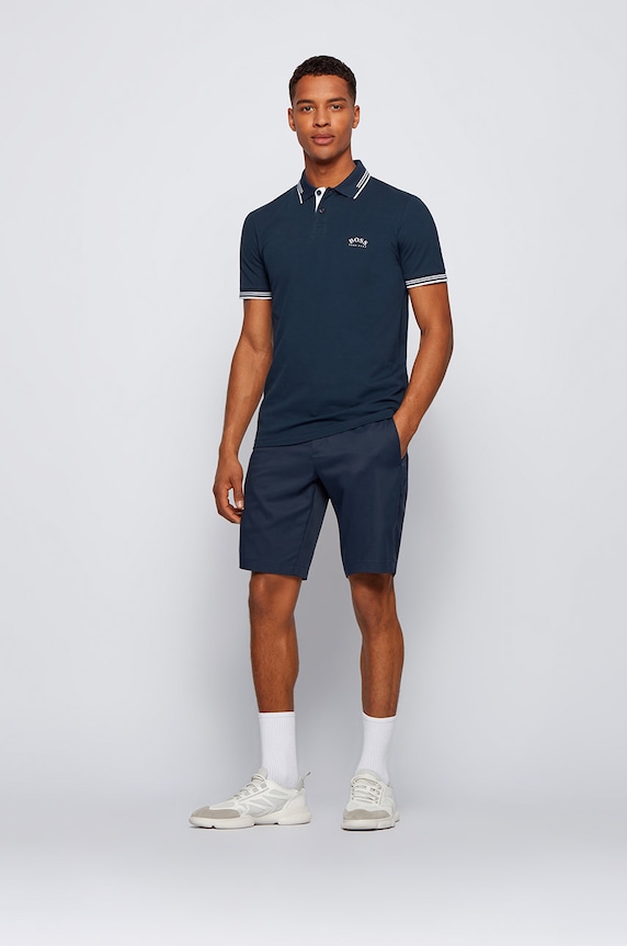 BOSS Polo 50412675.NOS 50412675.NOS granatowy AA00