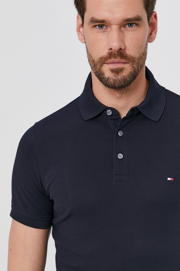 Polo majica Tommy Hilfiger mornarsko plava MW0MW17771.NOS