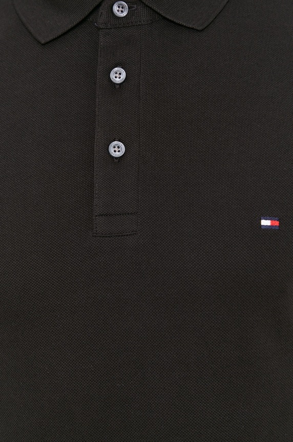 Πόλο Tommy Hilfiger MW0MW17771.NOS μαύρο