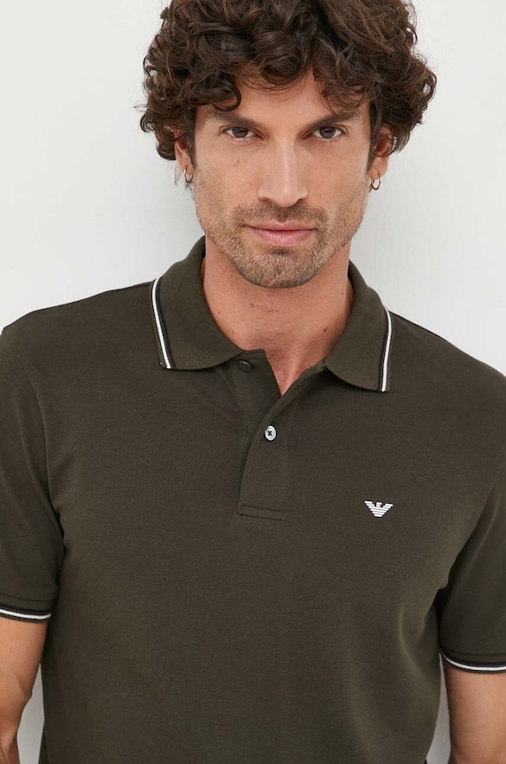 Emporio Armani polo zielony 8N1FB3.1JPTZ.NOS