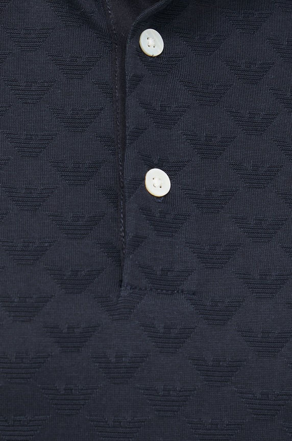 Bavlnené polo tričko Emporio Armani 8N1FP0.1JHWZ.NOS tmavomodrá