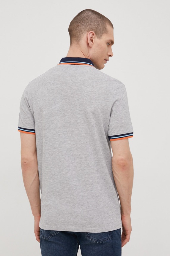 Odzież Jack & Jones polo 12204909.LightGreyM szary