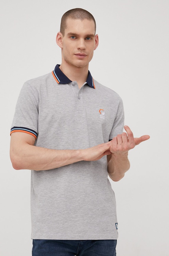 Jack & Jones polo szary 12204909.LightGreyM