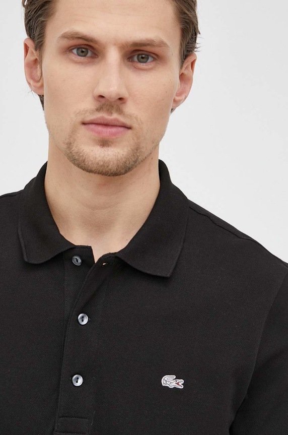 Lacoste cotton polo shirt PH4014. black
