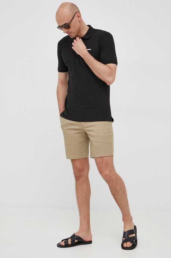 HUGO polo 50470547.NOS 50470547.NOS czarny AA00