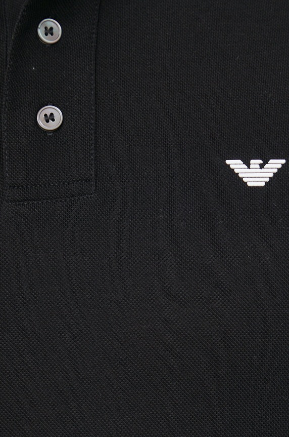 Emporio Armani longsleeve bawełniany 8N1FQ0.1JTKZ.NOS czarny
