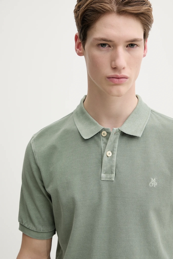 Marc O'Polo polo bawełniane zielony M22226653000