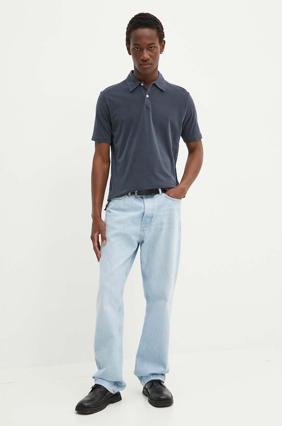 Marc O'Polo polo bawełniane M24221053056 granatowy AA00