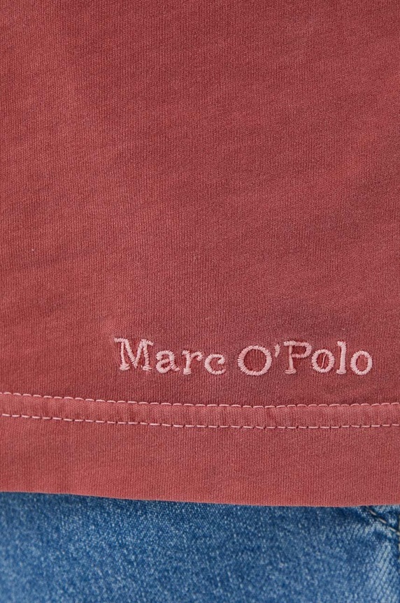 Bombažen polo Marc O'Polo M24221053056 bordo