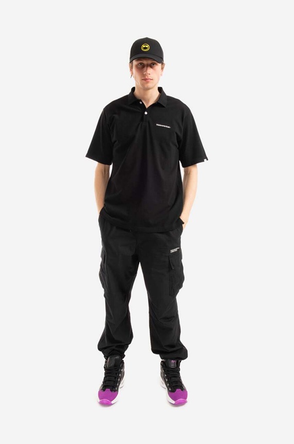 thisisneverthat cotton polo shirt T-Logo S/S Jersey TN220TTSPS01 black AA00