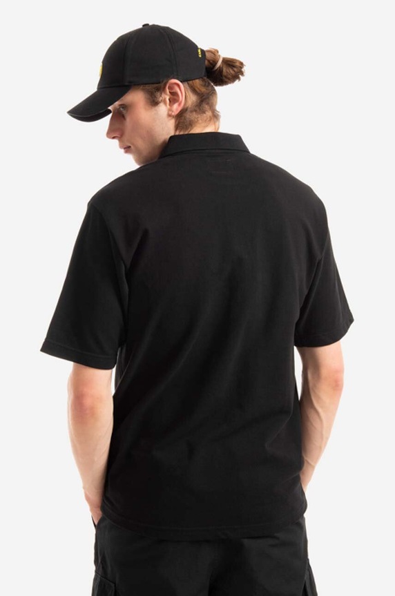 Clothing thisisneverthat cotton polo shirt T-Logo S/S Jersey TN220TTSPS01 black