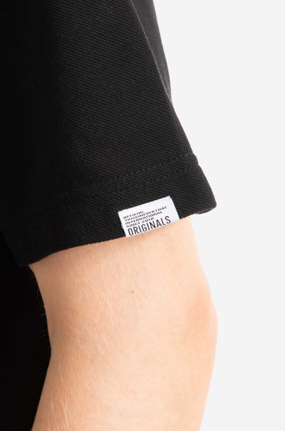 thisisneverthat cotton polo shirt T-Logo S/S Jersey TN220TTSPS01 black