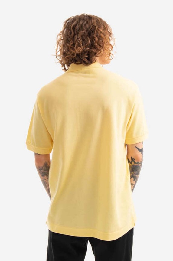 Clothing Lacoste cotton polo shirt L1212 HLL L1212.6XP yellow