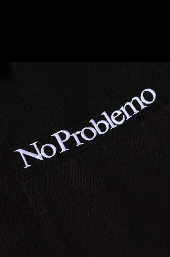 Aries cotton polo shirt black AR40114