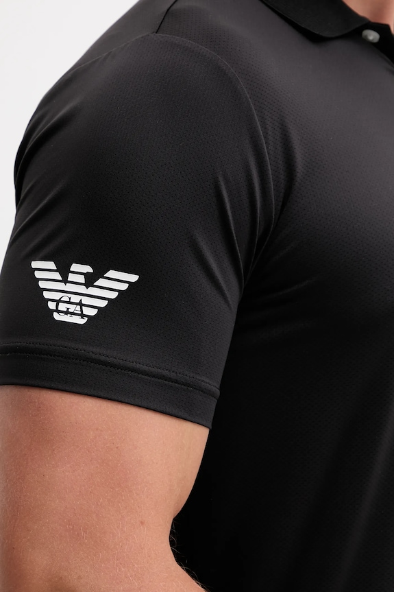 EA7 Emporio Armani poló 8NPF23.PJEMZ fekete