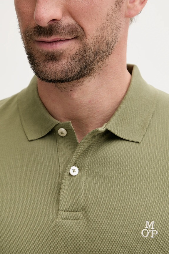 Marc O'Polo polo de bumbac verde 5000009415