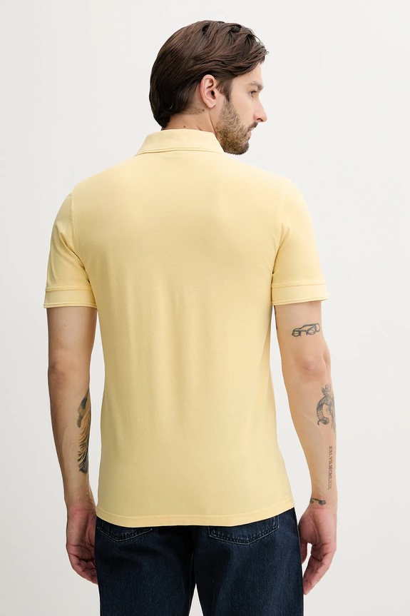 BOSS Orange polo tričko pánske bavlnené Prime 50507813 žltá AA00