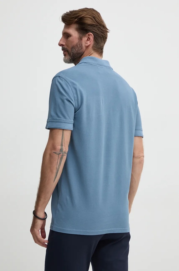 Îmbrăcăminte BOSS Orange polo bărbătesc din bumbac Prime 50507813 albastru