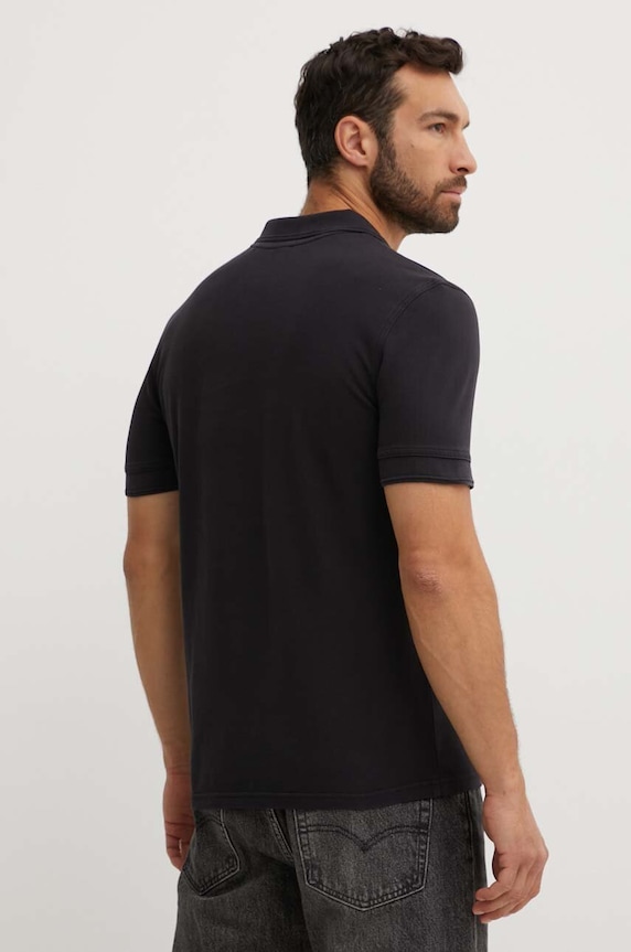 BOSS Orange polo tričko pánske bavlnené Prime 50507813 čierna AA00