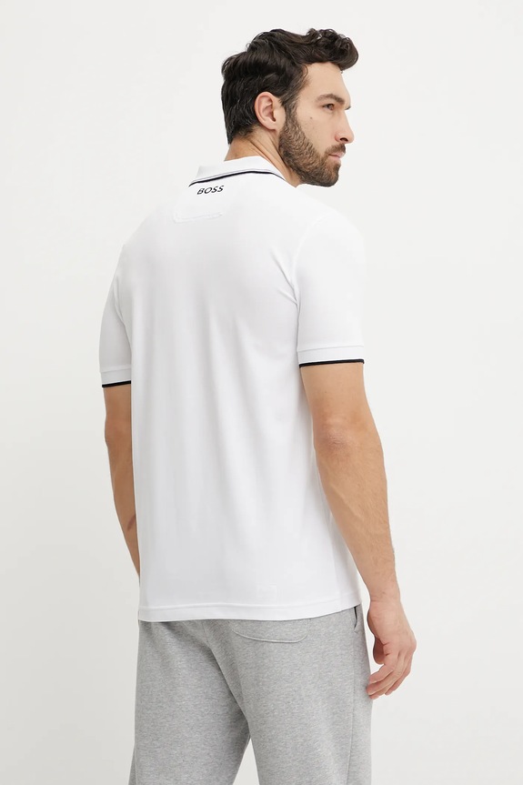 Oblečenie BOSS Green polo tričko pánske Paddy Pro 50469102 biela