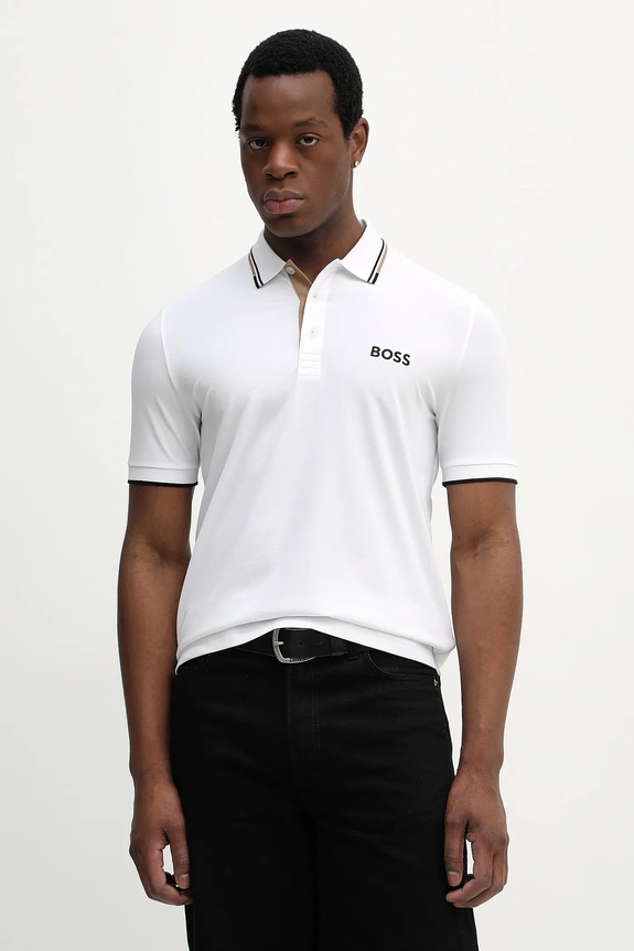 BOSS Green polo męskie Paddy Pro biały 50469102
