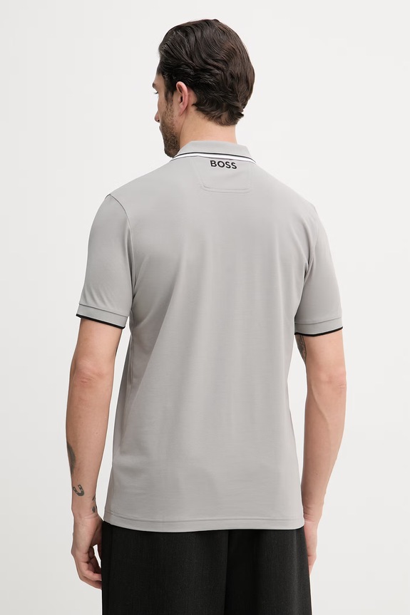 Odzież BOSS Green polo męskie Paddy Pro 50469102 szary