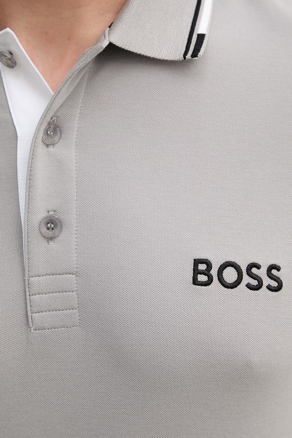 BOSS Green polo męskie Paddy Pro 50469102 szary
