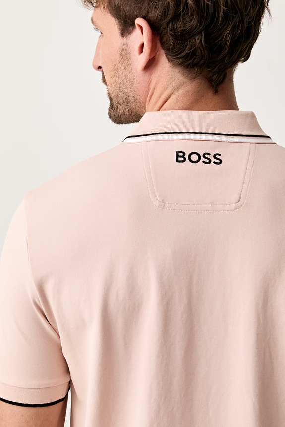 BOSS Green polo męskie Paddy Pro 50469102 różowy