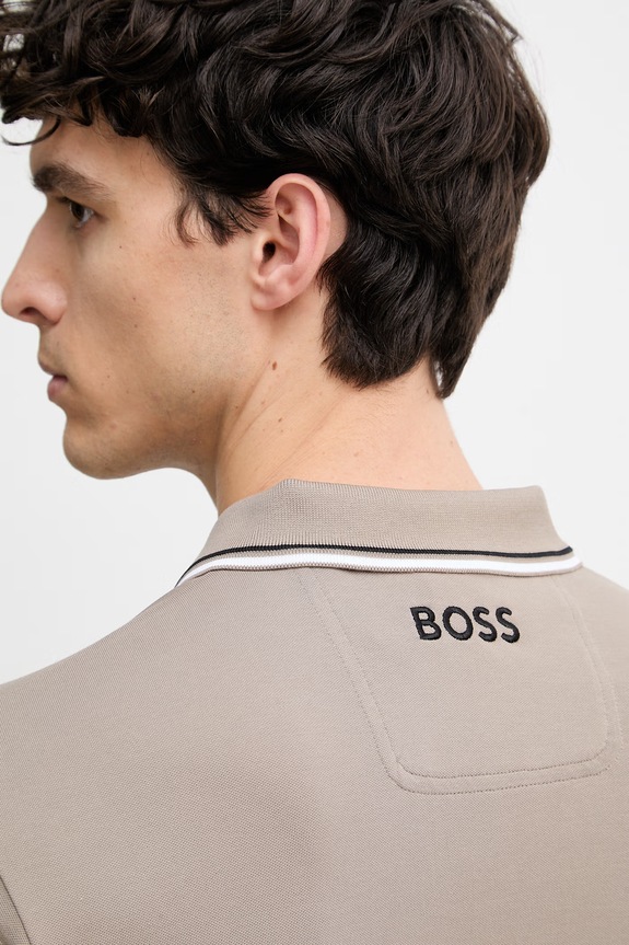 BOSS Green polo bărbătesc Paddy Pro 50469102 bej