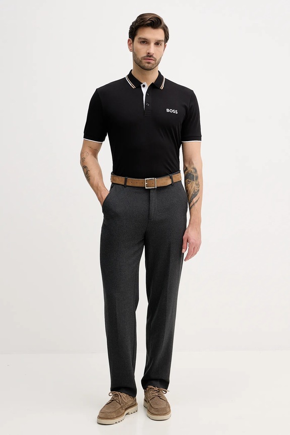 BOSS Green polo męskie Paddy Pro 50469102 czarny AA00