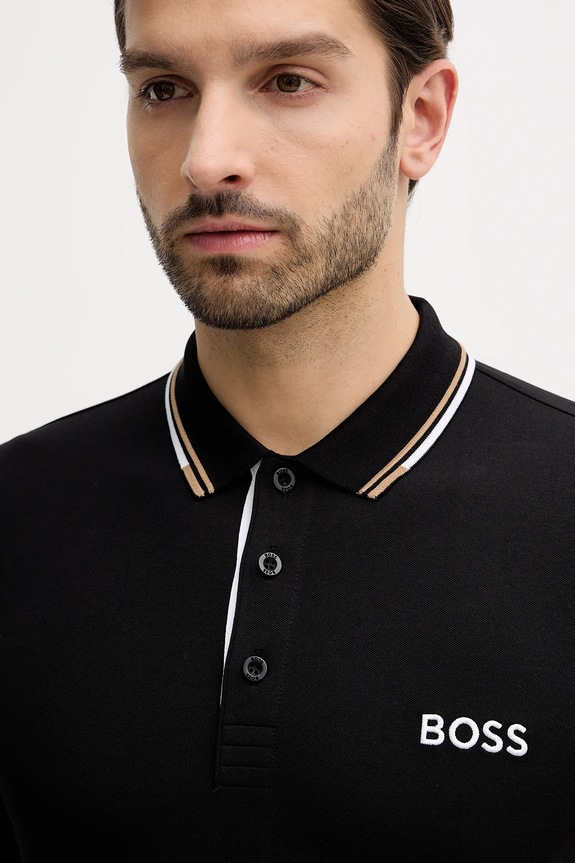 BOSS Green polo męskie Paddy Pro czarny 50469102