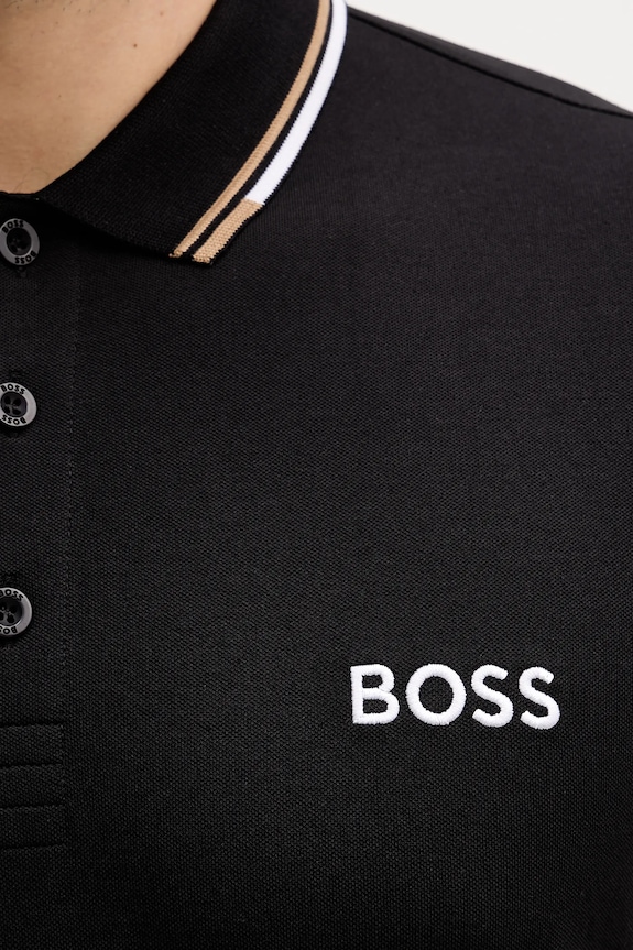 BOSS Green polo męskie Paddy Pro 50469102 czarny