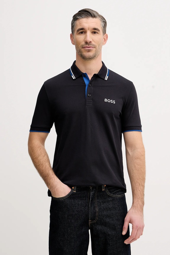 BOSS Green polo tričko pánske Paddy Pro čierna 50469102