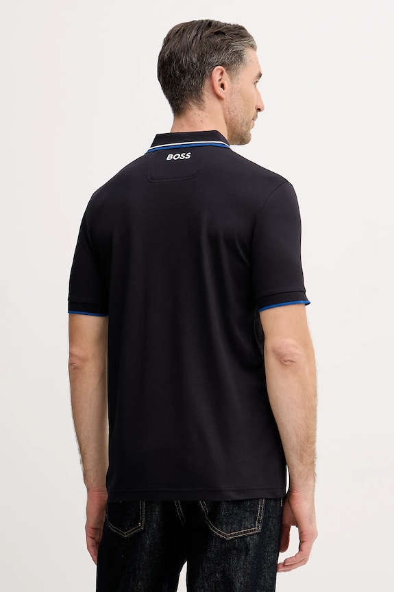 Oblečenie BOSS Green polo tričko pánske Paddy Pro 50469102 čierna