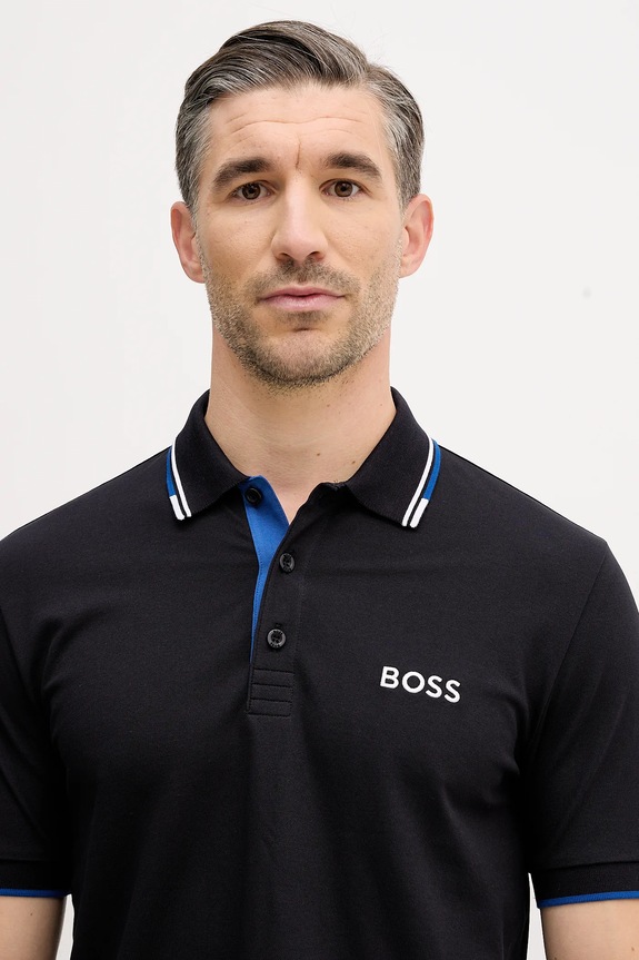 BOSS Green polo tričko pánske Paddy Pro čierna 50469102