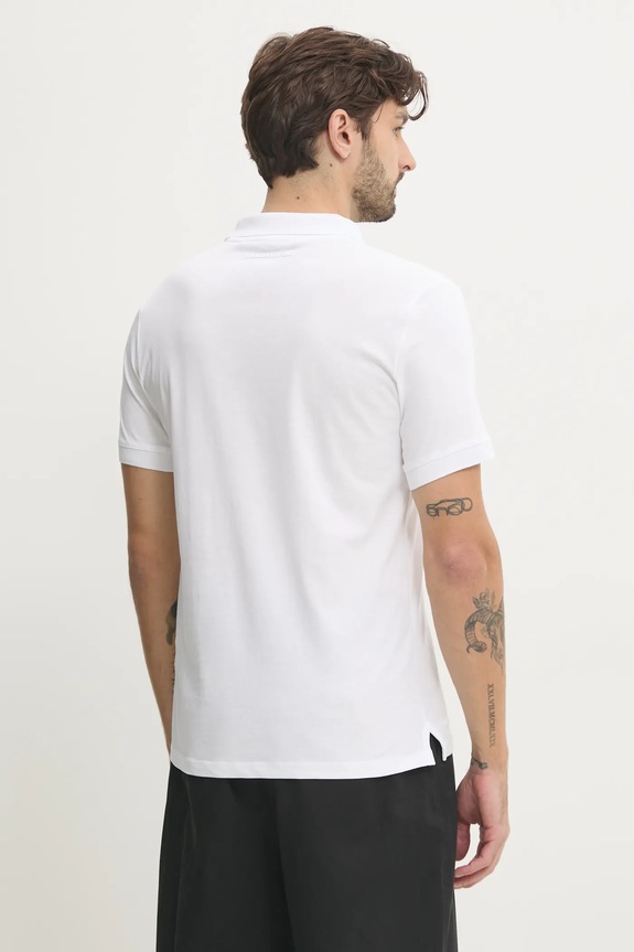 Îmbrăcăminte Karl Lagerfeld polo de bumbac 500224.745710 alb