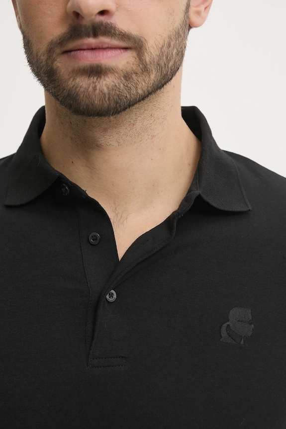 Karl Lagerfeld polo 500221.745750 czarny