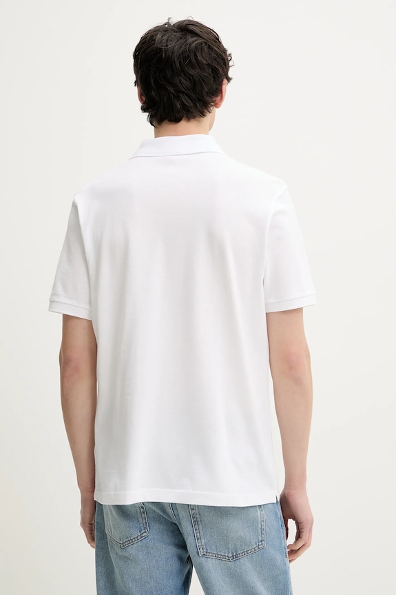 Ρούχα Βαμβακερό μπλουζάκι πόλο Diesel T-REJUST-DOVAL-PJ POLO SHIRT A15057.0AIJR λευκό