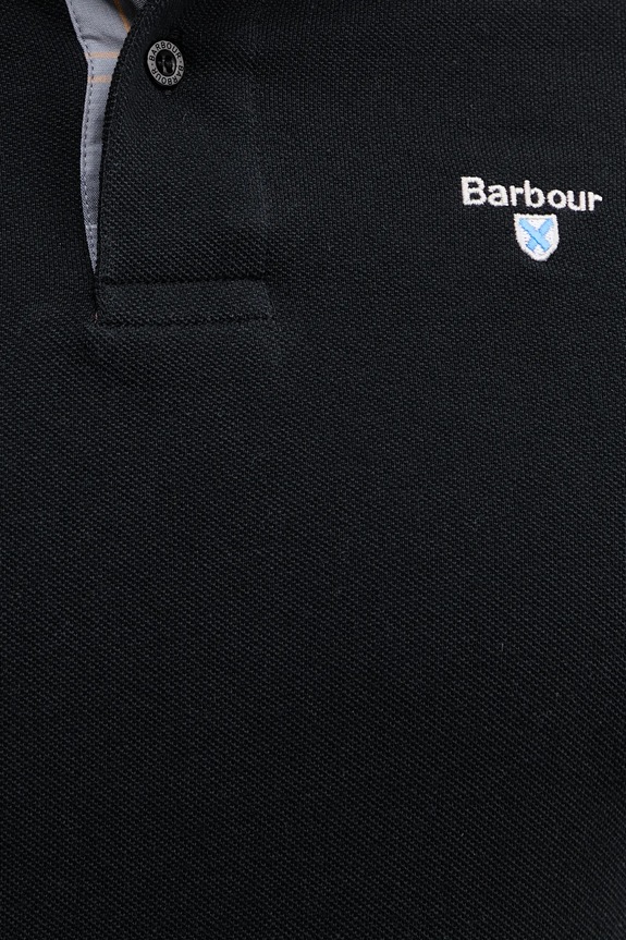 Pamučna polo majica Barbour Tartan Pique Polo Shirt MML0011 crna