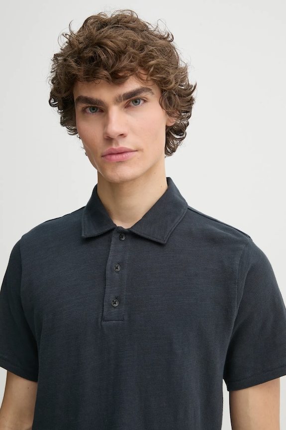 Rag & Bone pamut póló sötétkék MBC23FT012CA12