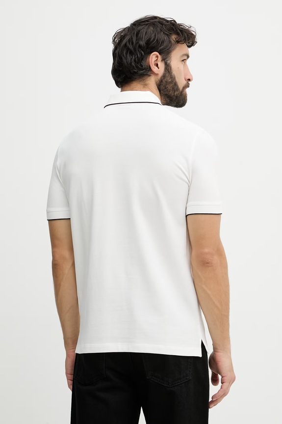 Odjeća Armani Exchange polo majica za muškarce od pamuka XM001285.AF10366.NOS bijela