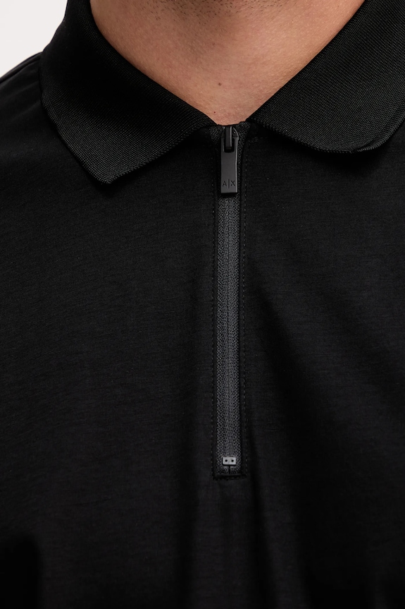 Armani Exchange polo de bumbac XM001291.AF10364.NOS negru