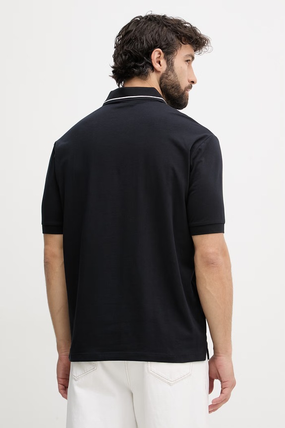 Îmbrăcăminte Armani Exchange polo bărbătesc cu bumbac XM001557.AF10363.NOS bleumarin