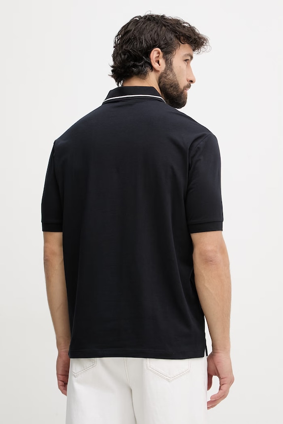 Îmbrăcăminte Armani Exchange polo bărbătesc cu bumbac XM001557.AF10363.NOS bleumarin
