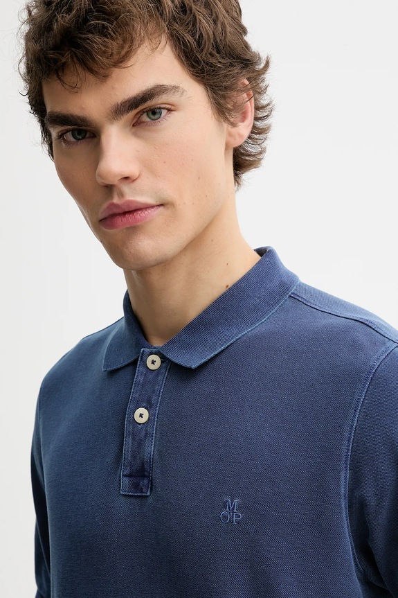 Marc O'Polo polo in cotone blu navy M26226653000