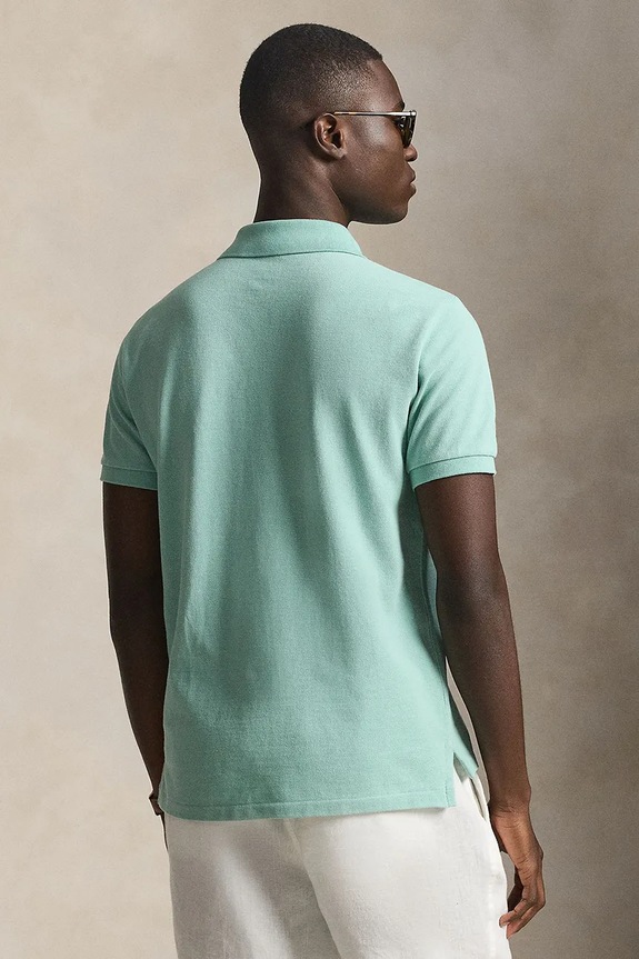 Bavlnené polo tričko Polo Ralph Lauren 710536856. modrá AA00