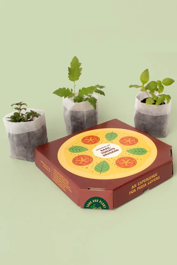 Lifestyle RESETEA növénytermesztő készlet Pizza Lovers EN 21,5 x 21,5 x 3,5 cm Erst469 többszínű